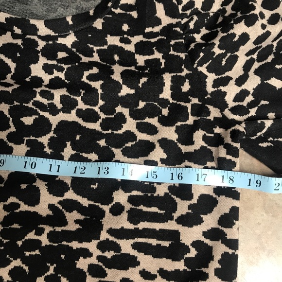 Loft leopard print puffed bell sleeved top 552103 - Picture 10 of 10